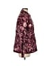 Talbots 100% Polyester Floral Burgundy Jacket Size M - photo 4