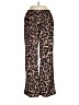 Shein Animal Print Brown Casual Pants Size L - photo 1
