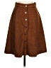 rue21 100% Polyester Solid Brown Casual Skirt Size XS - photo 1