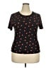 Assorted Brands Black Short Sleeve Top Size 2X - photo 1