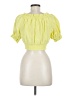 Alice + Olivia Yellow Short Sleeve Blouse Size 0 - photo 2