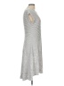 Max Studio Solid Gray Casual Dress Size L - photo 4