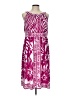 Madison Print Purple Casual Dress Size L - photo 1