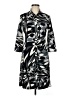 Express Print Gray Casual Dress Size 9 - 10 - photo 1