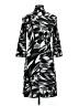 Express Print Gray Casual Dress Size 9 - 10 - photo 2