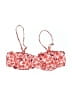 Romwe Floral Red Swimsuit Top Size M - photo 1