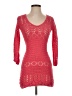 Moda International 100% Cotton Red Pullover Sweater Size XS - photo 1