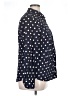 Merona 100% Cotton Polka Dots Blue Long Sleeve Button-Down Shirt Size XL - photo 4