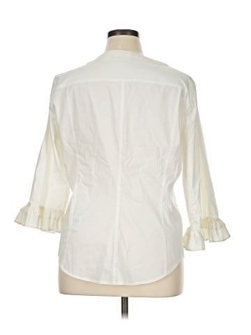 7th Avenue Design Studio New York & Company 3/4 Sleeve Blouse (view 2)