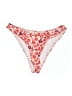 Romwe Floral Red Swimsuit Bottoms Size M - photo 1