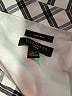 Talbots Checkered-gingham Gray 3/4 Sleeve Button-Down Shirt Size 18W - photo 7