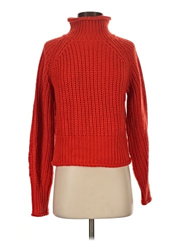 Aqua Turtleneck Sweater (view 1)