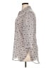 Attention 100% Polyester Stars Silver 3/4 Sleeve Blouse Size XL - photo 5