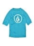 Volcom Teal 3/4 Sleeve Top Size 8 - photo 1