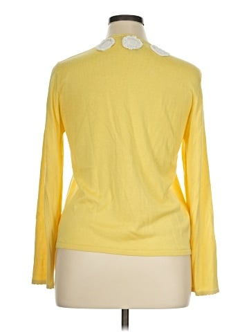 August Silk Long Sleeve Silk Top (view 2)