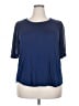 Beacon Blue Short Sleeve Top Size 2X - photo 1