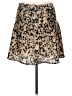Free People 100% Polyester Paisley Gold Casual Skirt Size 10 - photo 2