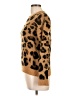 Love By Design Animal Print Brown Pullover Sweater Size M - photo 5