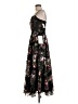 Betsy & Adam 100% Polyester Floral Black Cocktail Dress Size 6 - photo 5