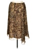 Sag Harbor 100% Polyester Paisley Gold Formal Skirt Size 12 - photo 1