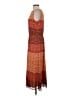 Pendleton 100% Polyester Print Orange Casual Dress Size 4 - photo 5