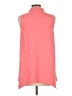 Soft Surroundings Orange Sleeveless Button-Down Shirt Size M - photo 2