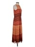 Pendleton 100% Polyester Print Orange Casual Dress Size 4 - photo 4