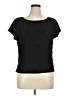 DKNY Black Short Sleeve Top Size XL - photo 1