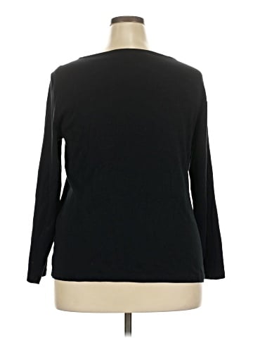 Karen Scott Long Sleeve Top (view 2)