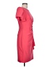 Andrew Marc Solid Pink Cocktail Dress Size 10 - photo 4