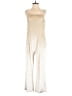 World Market Metallic Ivory Jumpsuit Size S - photo 1