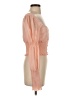 Privy 100% Polyester Orange 3/4 Sleeve Blouse Size S - photo 4