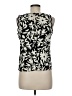 CeCe Floral Black Sleeveless Blouse Size M - photo 2