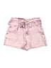 Le Lis 100% Cotton Pink Denim Shorts Size S - photo 1