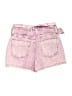 Le Lis 100% Cotton Pink Denim Shorts Size S - photo 2