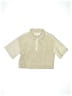 Zara Solid Tan Green 3/4 Sleeve Button-Down Shirt Size 9 - 10 - photo 1