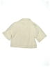 Zara Solid Tan Green 3/4 Sleeve Button-Down Shirt Size 9 - 10 - photo 2