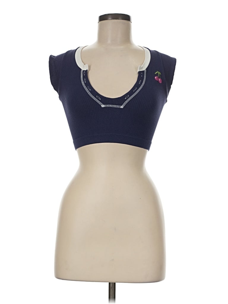 Pre-owned Kut From The Kloth Sports Bra In Blue