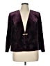 R&M Richards Burgundy Blazer Size 16 Petite - photo 1