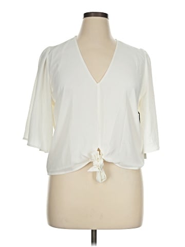 1.State 3/4 Sleeve Blouse (view 1)