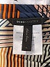 BCBGMAXAZRIA Aztec Or Tribal Print Chevron-herringbone Multi Color Orange 3/4 Sleeve Blouse Size XL - photo 7