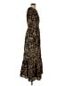 Sugar Lips 100% Polyester Floral Black Casual Dress Size S - photo 4