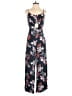 MNG Suit 100% Viscose Floral Black Jumpsuit Size S - photo 1