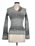 Pout Metallic Gray Silver Pullover Sweater Size L - photo 1