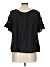 Coin 1804 Black Short Sleeve Blouse Size L - photo 2