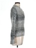 Pout Metallic Gray Silver Pullover Sweater Size L - photo 4