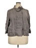 Coldwater Creek 100% Linen Gray Jacket Size 18 - photo 1