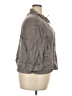 Coldwater Creek 100% Linen Gray Jacket Size 18 - photo 4