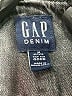 Gap 100% Cotton Gray Overalls Size Med Petite - photo 4