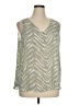 Apt. 9 100% Polyester Green Sleeveless Blouse Size XL - photo 1